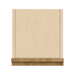 J&K Butterscotch B8 Single Door Wall Cabinet - 12" W x 30" H