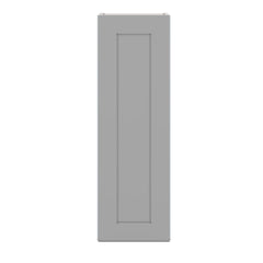 J&K Castle Grey S5 Single Door Wall Cabinet - 12" W x 36" H