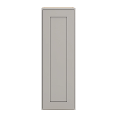 CNC Luxor 5-Piece Misty Grey 12" W X 36" H Single Door Wall Cabinet