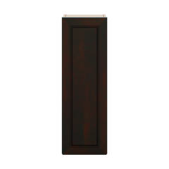 J&K Espresso K8 Single Door Wall Cabinet - 12" W x 36" H