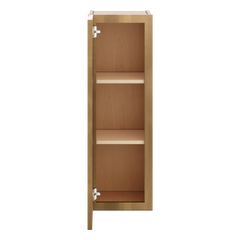 J&K Butterscotch B8 Single Door Wall Cabinet - 12" W x 36" H