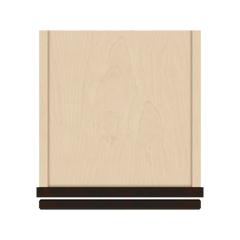 J&K Espresso K8 Single Door Wall Cabinet - 12" W x 36" H