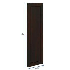 J&K Espresso K8 Dummy Door Panel 12" W x 42" H