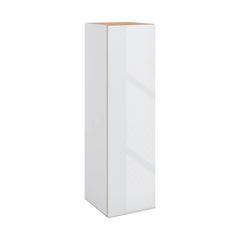 Modernform Cabinet Gloss White 12" W X 42" H X 12" D Single Door Wall Cabinet