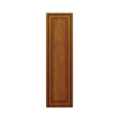 J&K Mocha Glazed K10 Single Door Wall Cabinet - 12" W x 42" H