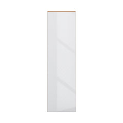 Modernform Cabinet Gloss White 12" W X 42" H X 12" D Single Door Wall Cabinet