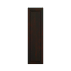 J&K Espresso K8 Single Door Wall Cabinet - 12" W x 42" H