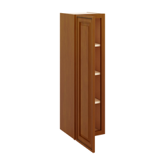 J&K Mocha Glazed K10 Single Door Wall Cabinet - 12" W x 42" H