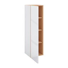 Modernform Cabinet Gloss White 12" W X 42" H X 12" D Single Door Wall Cabinet