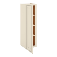 J&K Pearl Glazed H9 Single Door Wall Cabinet - 12" W x 42" H
