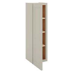 J&K Pebble B6 Single Door Wall Cabinet - 12" W x 42" H