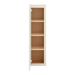 J&K Pearl Glazed H9 Single Door Wall Cabinet - 12" W x 42" H