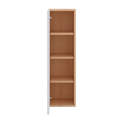 Modernform Cabinet Gloss White 12" W X 42" H X 12" D Single Door Wall Cabinet
