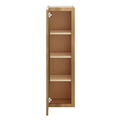 J&K Butterscotch B8 Single Door Wall Cabinet - 12" W x 42" H