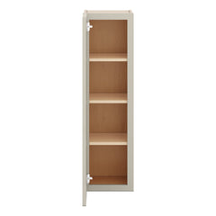 J&K Pebble B6 Single Door Wall Cabinet - 12" W x 42" H