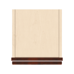 J&K Mahogany J5 Single Door Wall Cabinet - 12" W x 42" H