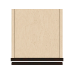 J&K Espresso K8 Single Door Wall Cabinet - 12" W x 42" H