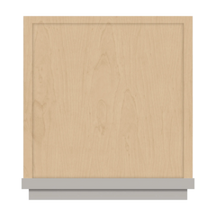 CNC Luxor 5-Piece Misty Grey 12" W X 42" H Single Door Wall Cabinet
