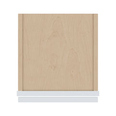J&K White Shaker S8 Single Door Wall Cabinet - 12" W x 42" H