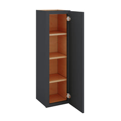Modernform Cabinet Onyx Black Shaker 12" W X 42" H X 12" D Single Door Wall Cabinet