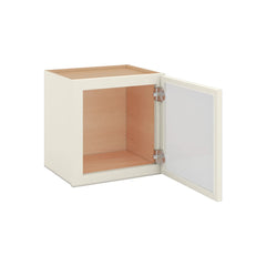 Modernform Cabinet Slim Dove White 15" W X 15" H X 12" D Single Glass Door Wall Cabinet