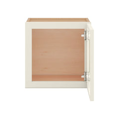 Modernform Cabinet Slim Dove White 15" W X 15" H X 12" D Single Glass Door Wall Cabinet