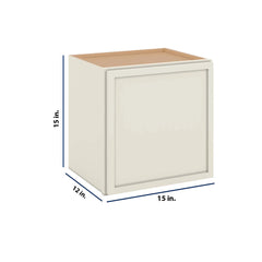 Modernform Cabinet Slim Dove White 15" W X 15" H X 12" D Single Door Wall Cabinet