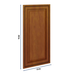 J&K Mocha Glazed K10 Dummy Door Panel 15" W x 30" H