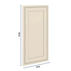 J&K Pearl Glazed H9 Dummy Door Panel 15" W x 30" H