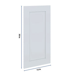 J&K White Shaker S8 Dummy Door Panel 15" W x 30" H
