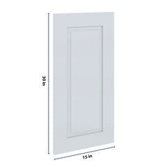 J&K White Shaker S8 Dummy Door Panel 15" W x 30" H