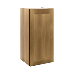 J&K Butterscotch B8 Single Door Wall Cabinet - 15" W x 30" H