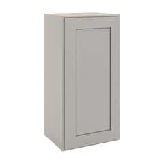 CNC Luxor 5-Piece Misty Grey 15" W X 30" H Single Door Wall Cabinet