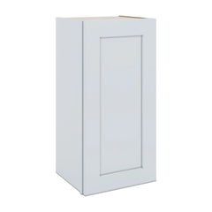 J&K White Shaker S8 Single Door Wall Cabinet - 15" W x 30" H