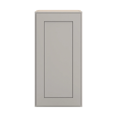 CNC Luxor 5-Piece Misty Grey 15" W X 30" H Single Door Wall Cabinet
