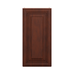 J&K Mahogany J5 Single Door Wall Cabinet - 15" W x 30" H