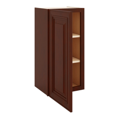 J&K Mahogany J5 Single Door Wall Cabinet - 15" W x 30" H