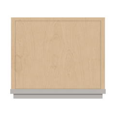 CNC Luxor 5-Piece Misty Grey 15" W X 30" H Single Door Wall Cabinet