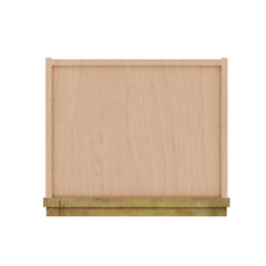 Modernform Cabinet Natural Shaker 15" W X 30" H X 12" D  Single Door Wall Cabinet