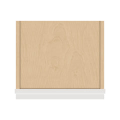 J&K Pure B5 Single Door Wall Cabinet - 15" W x 30" H