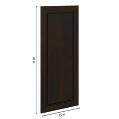 J&K Espresso K8 Dummy Door Panel 15" W x 36" H