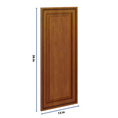 J&K Mocha Glazed K10 Dummy Door Panel 15" W x 36" H