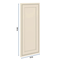 J&K Pearl Glazed H9 Dummy Door Panel 15" W x 36" H
