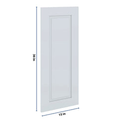 J&K White Shaker S8 Dummy Door Panel 15" W x 36" H