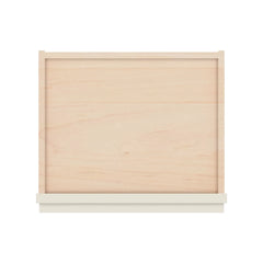 Modernform Cabinet Slim Dove White 15" W X 36" H X 12" D Single Glass Door Wall Cabinet