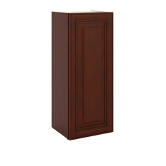 J&K Mahogany J5 Single Door Wall Cabinet - 15" W x 36" H