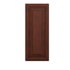 J&K Mahogany J5 Single Door Wall Cabinet - 15" W x 36" H