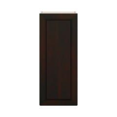J&K Espresso K8 Single Door Wall Cabinet - 15" W x 36" H