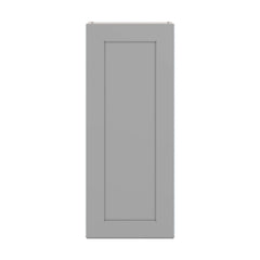 J&K Castle Grey S5 Single Door Wall Cabinet - 15" W x 36" H