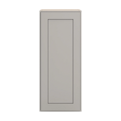 CNC Luxor 5-Piece Misty Grey 15" W X 36" H Single Door Wall Cabinet